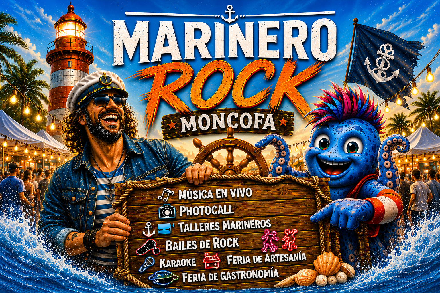 Actividades y ambiente de Marinero Rock — Art Woman