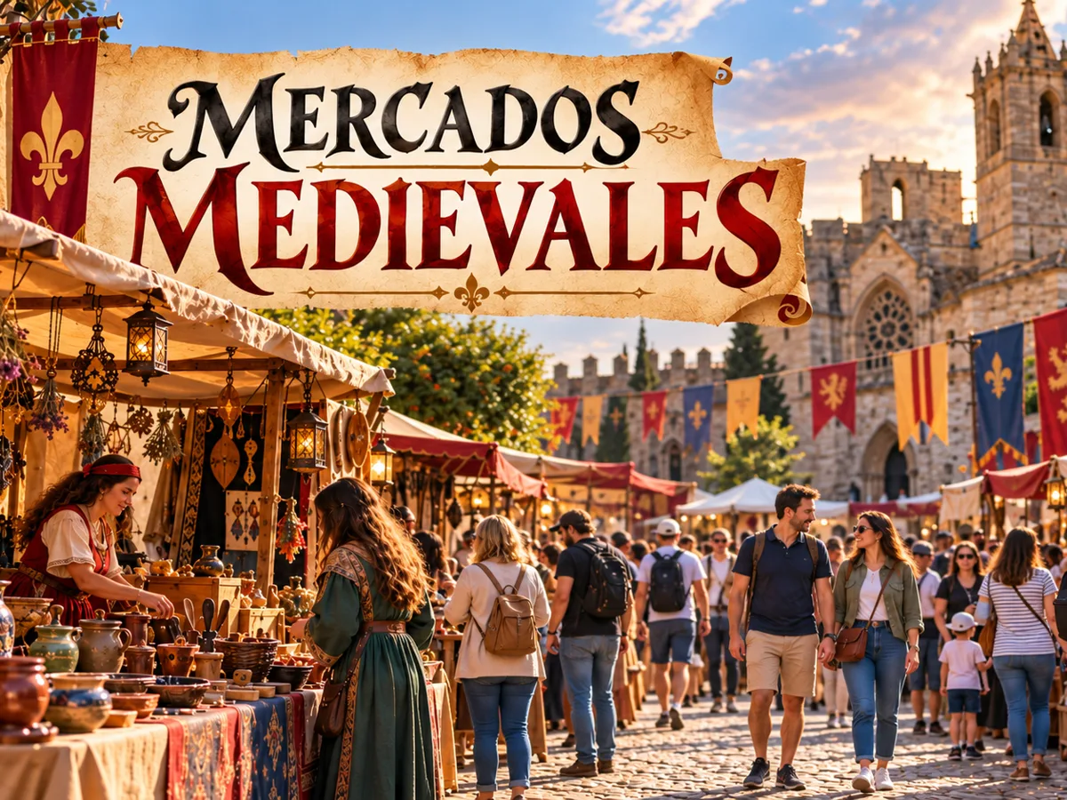 Actividades y ambiente de Mercados Medievales — Art Woman