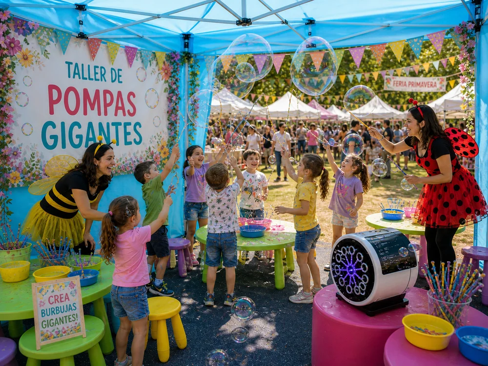 La Orilla Mágica de Pascua: ambiente de la feria