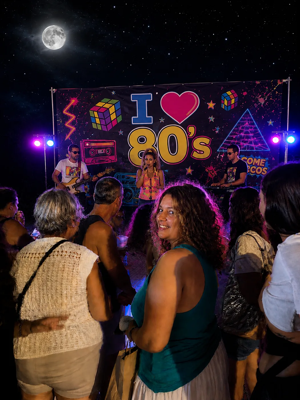 Ambiente de Remember años 80